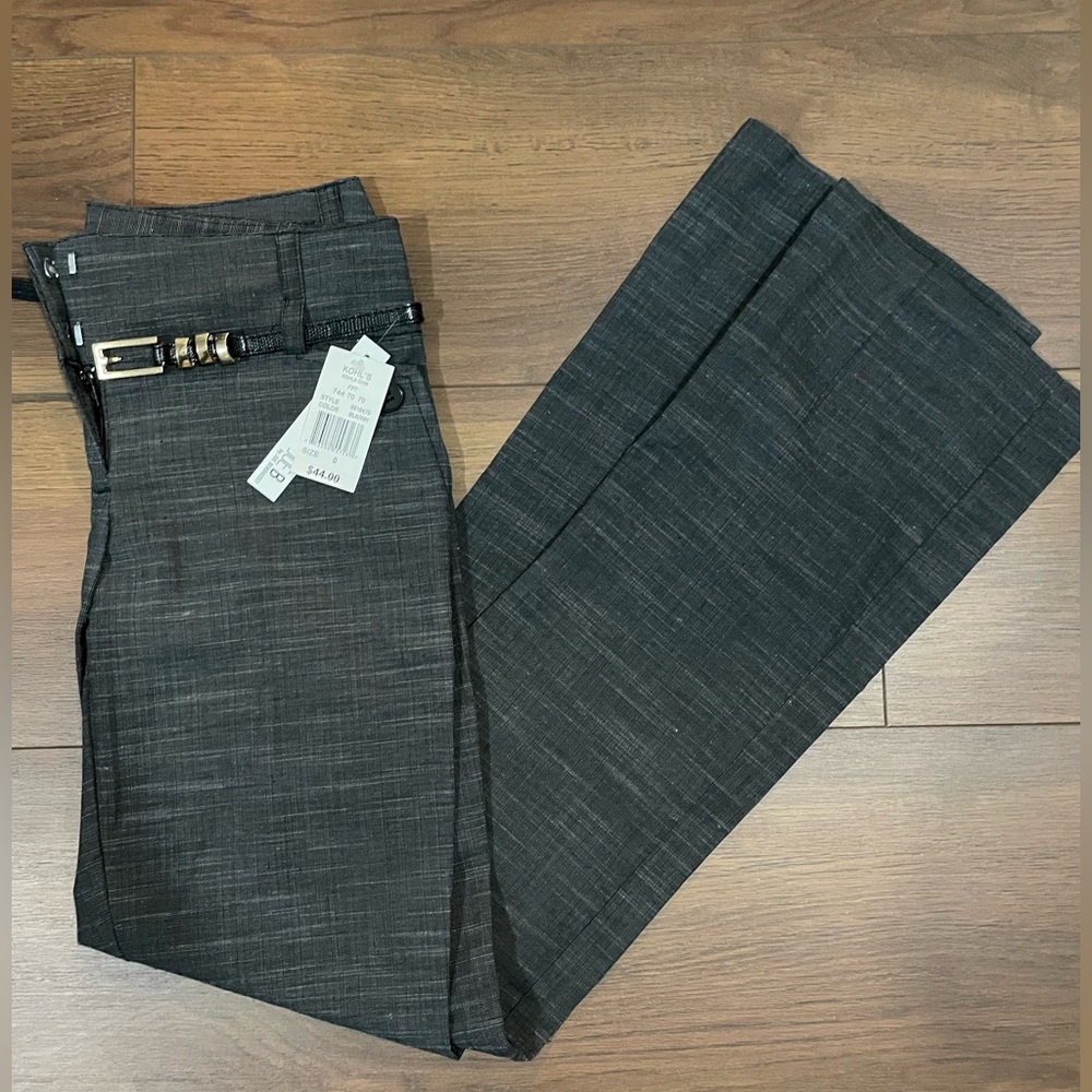 NWT size 0 gray/black dress pants